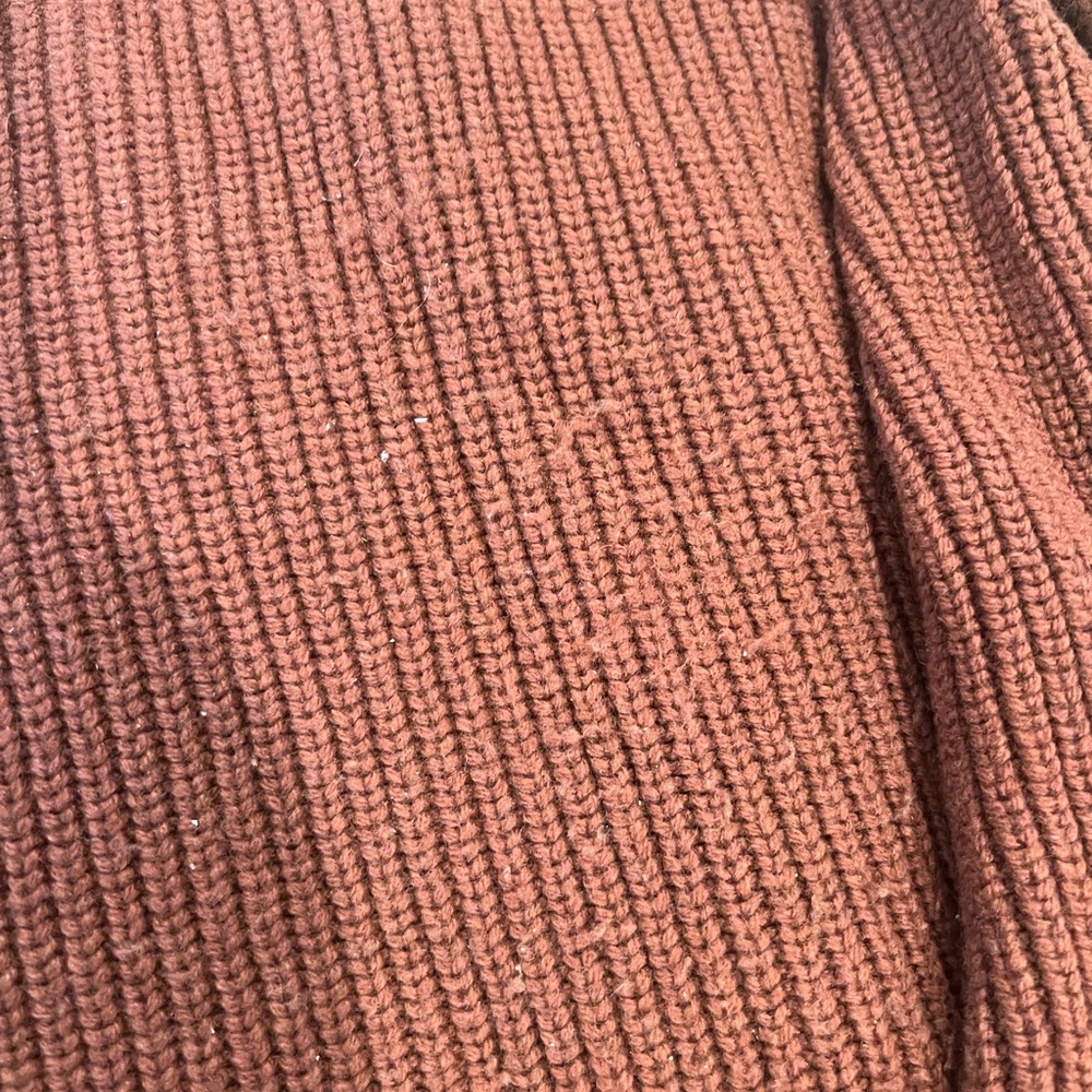 Madewell XXL knit sweater. Rust - Picture 4 of 4